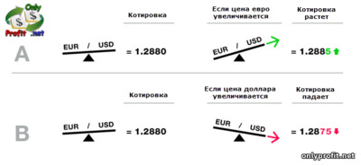 Бинарные опционы: как изменяются котировки валютных пар