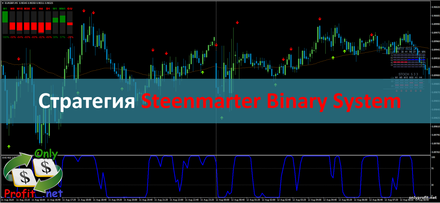 Стратегия для Бинарных опционов Steenmarter Binary System