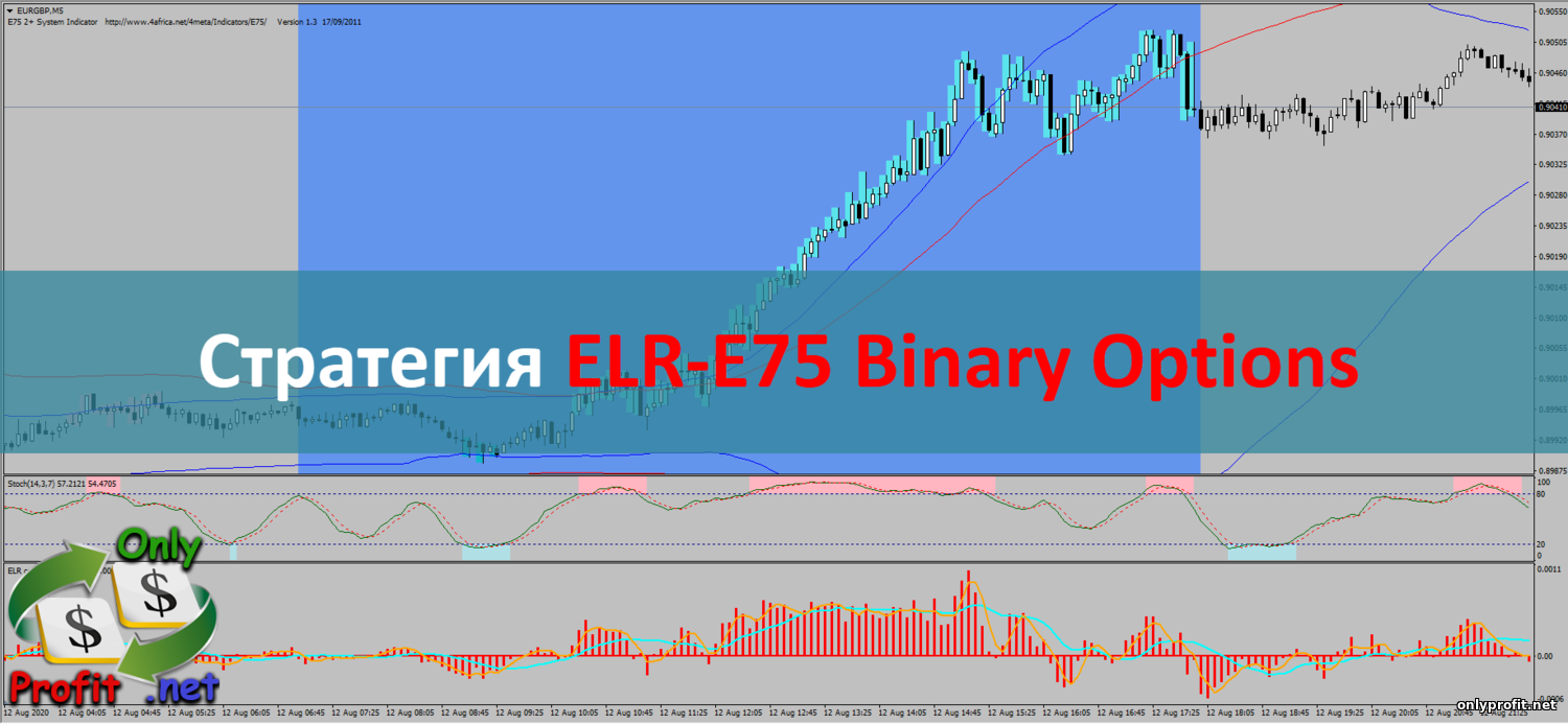 Стратегия для Бинарных опционов ELR-E75 Binary Options