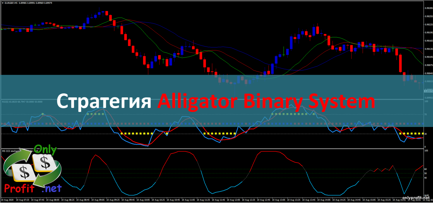 Стратегия для Бинарных опционов Alligator Binary System